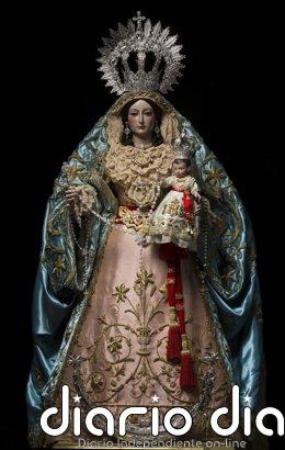 Denuncian el robo de joyas de la Virgen del Rosario, patrona de la barriada de El Palo de Málaga