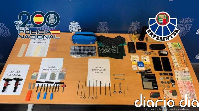 Desarticulada una organización itinerante dedicada a robar en viviendas por toda España con el "hilo de pegamento"