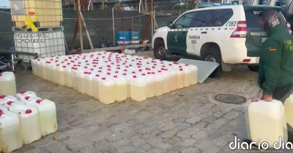 Detenidas dos personas en una operación contra el tráfico de combustible para narcolanchas