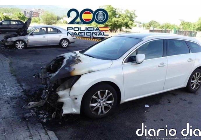 Detenido en Ponferrada (León) un hombre por violencia de género y por incendiar cinco vehículos
