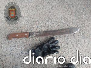 Detenido tras una pelea en Tudela un joven de 20 años que portaba un machete