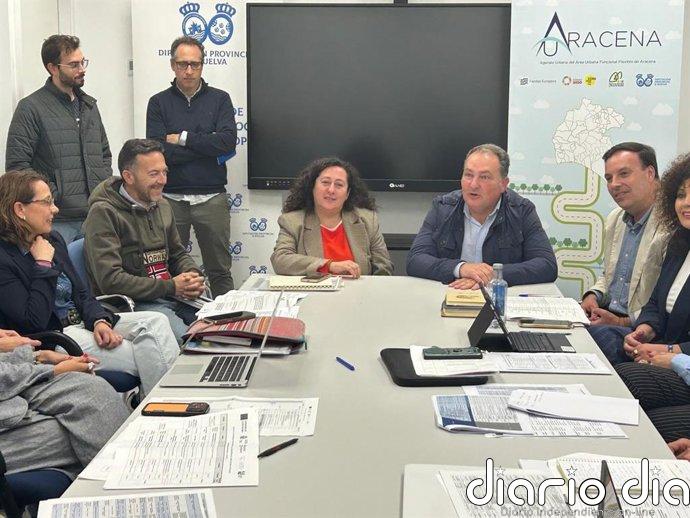 Diputación de Huelva y ayuntamientos de la Sierra avanzan en planes EDIL para ejecutar "proyectos útiles" en municipios
