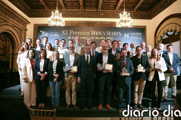 Diputación de Sevilla entrega los galardones del undécimo 'Premio Vinos y Licores de la provincia'