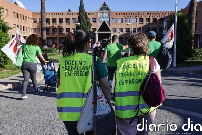 Educación cifra el seguimiento definitivo de la quinta jornada de la huelga docente en el 39,11%