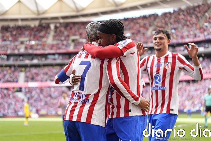 El Atlético regala a Griezmann su última victoria en el Metropolitano