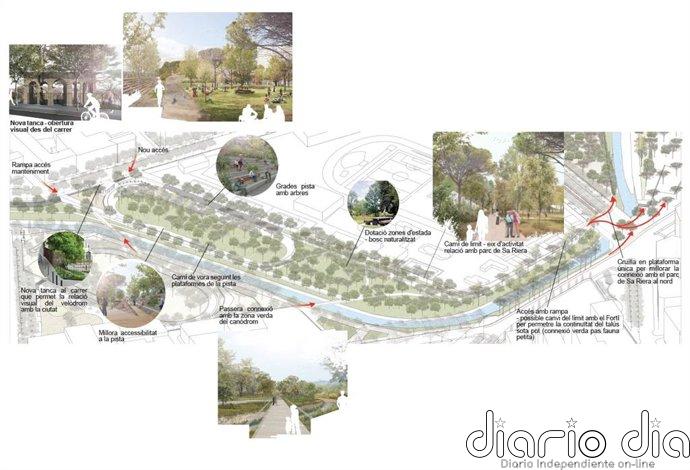 El Ayuntamiento de Palma invertirá 3,6 millones de euros en el proyecto para incorporar El Tirador a la Falca Verda