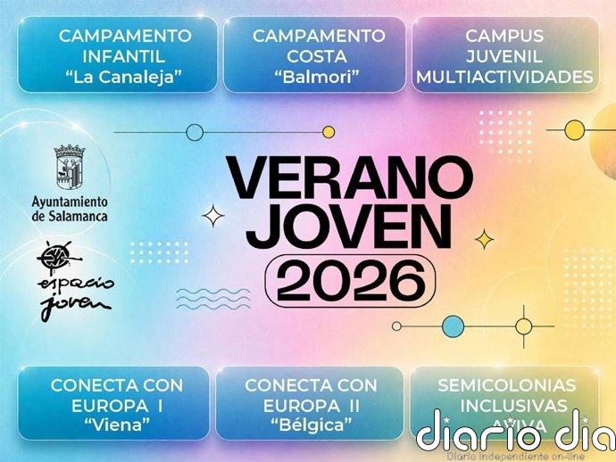 El Ayuntamiento de Salamanca oferta 248 plazas en una nueva edición del programa 'Verano Joven'