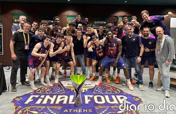 El Barça alza la Euroliga júnior ante el Real Madrid