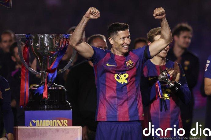 El Barça busca el pleno en casa en el adiós de Lewandowski del Camp Nou
