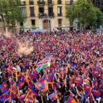 El Barça celebrará este lunes con su afición la Liga en una rúa por Barcelona