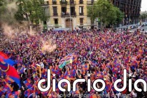 El Barça celebrará este lunes con su afición la Liga en una rúa por Barcelona