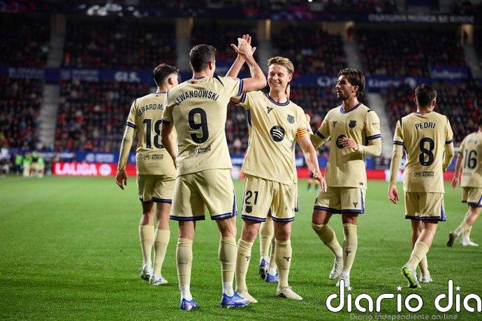 El Barça deja la Liga a punto en El Sadar