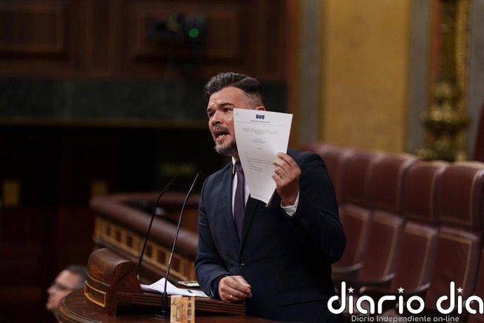 El Col·lectiu Primer d'Octubre pide a ERC investigar a Rufián por sus actos del frente de izquierdas