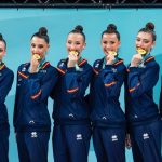 El conjunto sénior de España repite como campeón de Europa en gimnasia rítmica