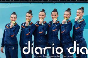 El conjunto sénior de España repite como campeón de Europa en gimnasia rítmica