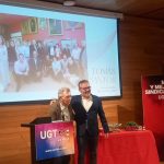 El exalcalde, Tomás Santos, Insignia de Oro de UGT por su contribución sindical y ser "un referente" para todos