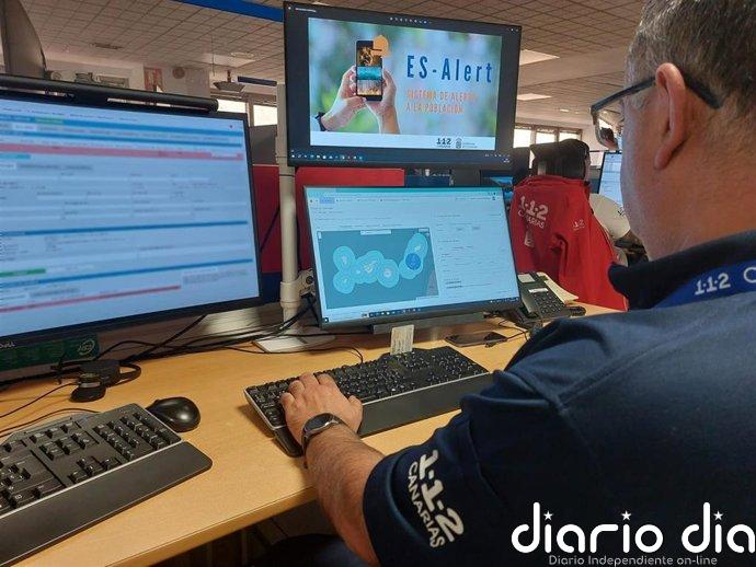 El Gobierno de Canarias realizará el 15 de mayo una prueba de aviso masivo del sistema ES-Alert en Tenerife