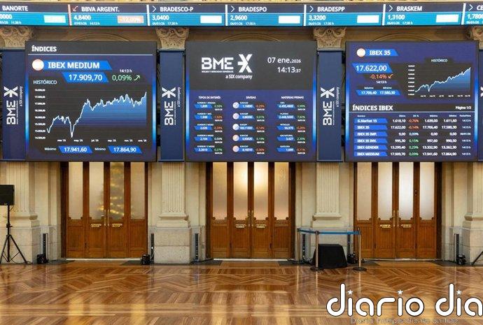 El Ibex 35 repunta en la media sesión y reconquista los 18.100 puntos