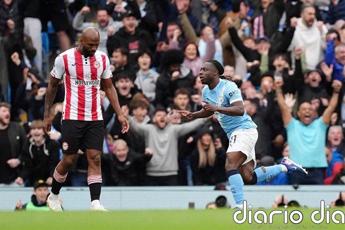 El Manchester City resuelve ante el Brentford y aún mira hacia el liderato de la Premier League