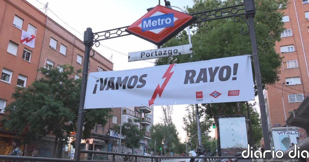 El Metro, un hincha más del Rayo para la final