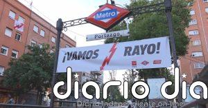 El Metro, un hincha más del Rayo para la final