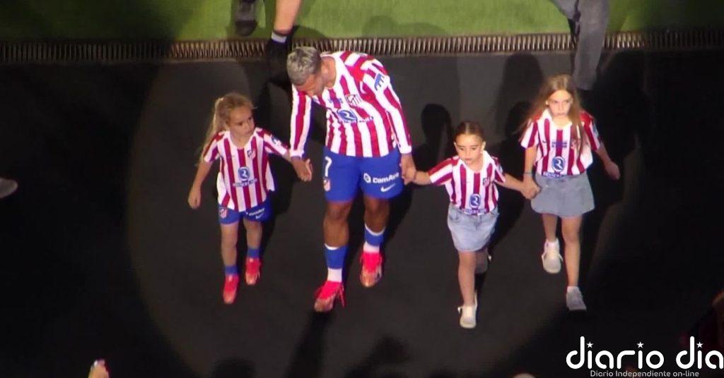 El Metropolitano rindió un emotivo homenaje a Griezmann en su despedida