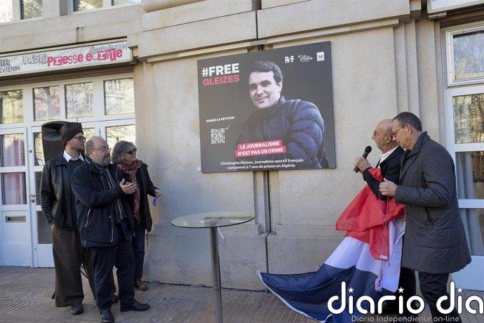 El ministro de Justicia francés viaja el lunes a Argelia con la posible liberación de Christophe Gleizes sobre la mesa