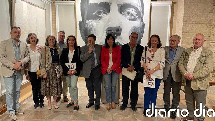 El Palacio Provincial de Jaén reúne los cuadros ganadores del Premio 'Emilio Ollero' en sus 40 años de historia
