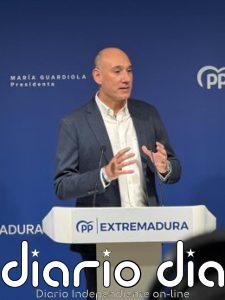 El PP de Extremadura replica al PSOE que su comité jurídico "no va a tener nada que vigilar"