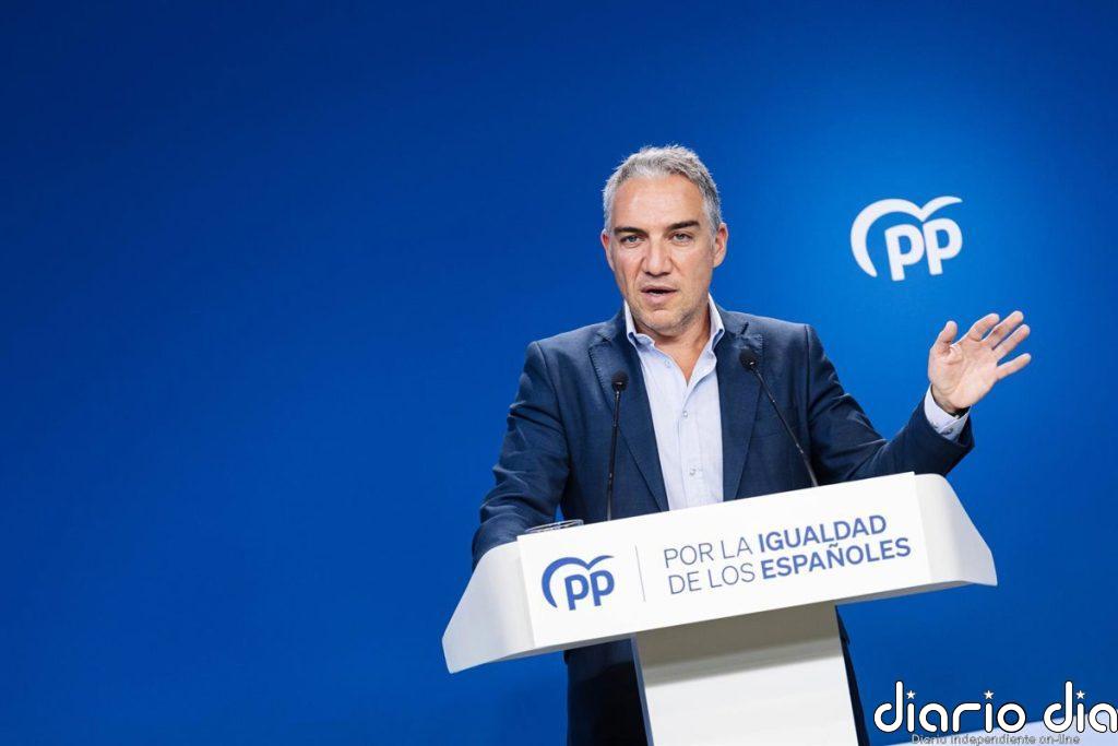 El PP ve "muy desesperado" que el Gobierno intente "tapar su corrupción" con la 'Kitchen': "Son hechos del siglo pasado"