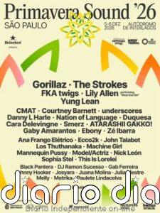 El Primavera Sound regresa a Argentina y Brasil con The Strokes y Gorillaz en su cartel