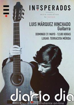 El proyecto 'Inesperados, micro conciertos' lleva este domingo la música en directo a espacios singulares de Mérida