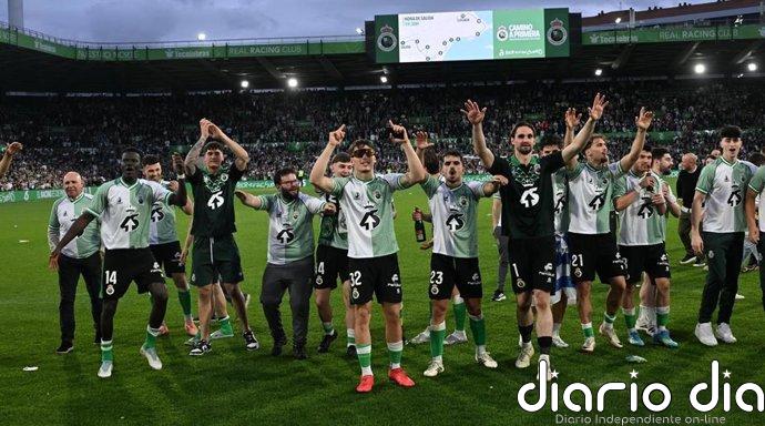 El Racing celebra el ascenso este domingo en los Campos de Sport