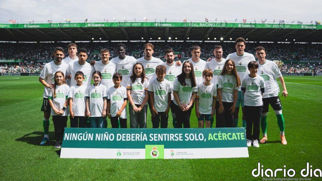 El Racing de Santander activa la iniciativa ‘Niños abandonados’ por la desprotección infantil
