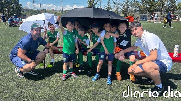 El XI Torneo Fútbol de Cantera del Berceo consigue una donación de 750 euros para Proyecto Hombre