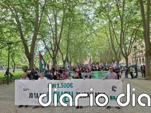 ELA reivindica en este Primero de Mayo en Pamplona "un salario mínimo propio de 1.500 euros"