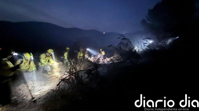 Estabilizado el incendio de la Cuenca Minera de Huelva