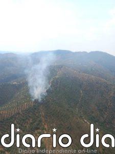Estabilizado el incendio de Pozoblanco (Córdoba) declarado este sábado tras el impacto de un rayo