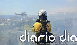 Estabilizado el incendio en Almadén de la Plata (Sevilla) en la zona de compensación de Melonares