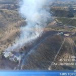 Estabilizado el incendio forestal declarado en Vélez-Málaga que moviliza a un helicóptero