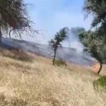 Estabilizado un incendio forestal en Andújar (Jaén) que movilizó a un helicóptero