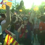 Euforia en Barcelona tras la conquista de la cuarta Champions Femenina tras ganar 4-0 al Olympique de Lyon