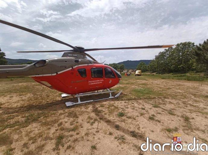 Evacuada una senderista herida tras sufrir una caída en La Alberca (Salamanca)