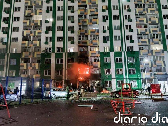 Evacuadas 350 personas de tres edificios en Rzhev, Rusia, tras un ataque con drones ucranianos