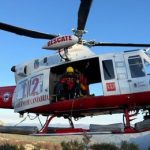 Evacuado en helicóptero un corredor indispuesto en Los 10.000 del Soplao