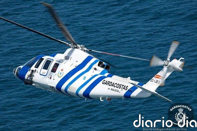 Evacúan al hospital a un hombre que desapareció mientras pescaba en Cabo Udra, en Bueu (Pontevedra)