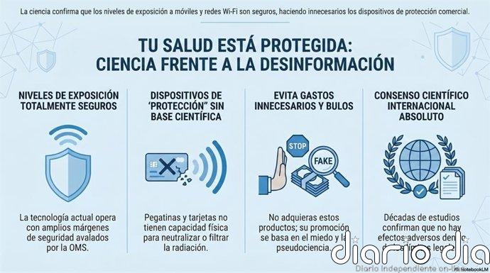 Expertos en radiofrecuencias alertan sobre la proliferación de productos "antirradiación" sin base científica
