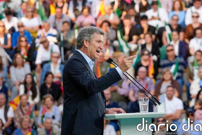 Feijóo celebra este jueves la victoria de PP en las municipales de 2023 frente a un PSOE "agónico" por la corrupción