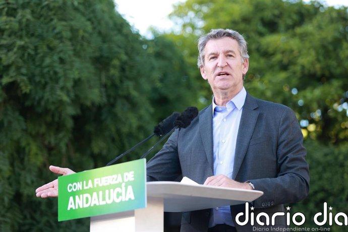 Feijóo censura la "inhumanidad" de Montero con agentes de Huelva y llama a elegir el 17M entre "normalidad o decadencia"