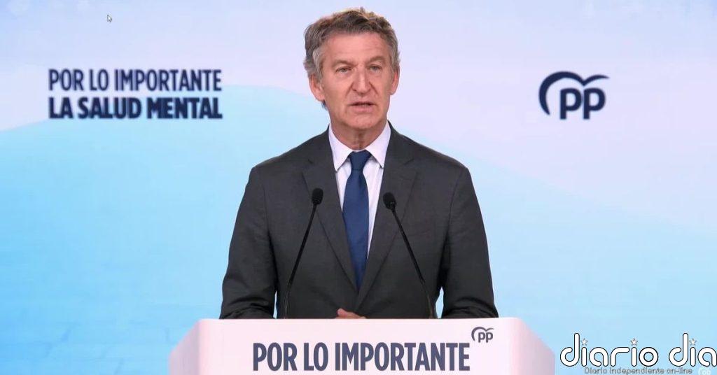 Feijóo, en la presentación de un plan sobre salud mental: “En la clase política hay mucha gente sin diagnosticar”
